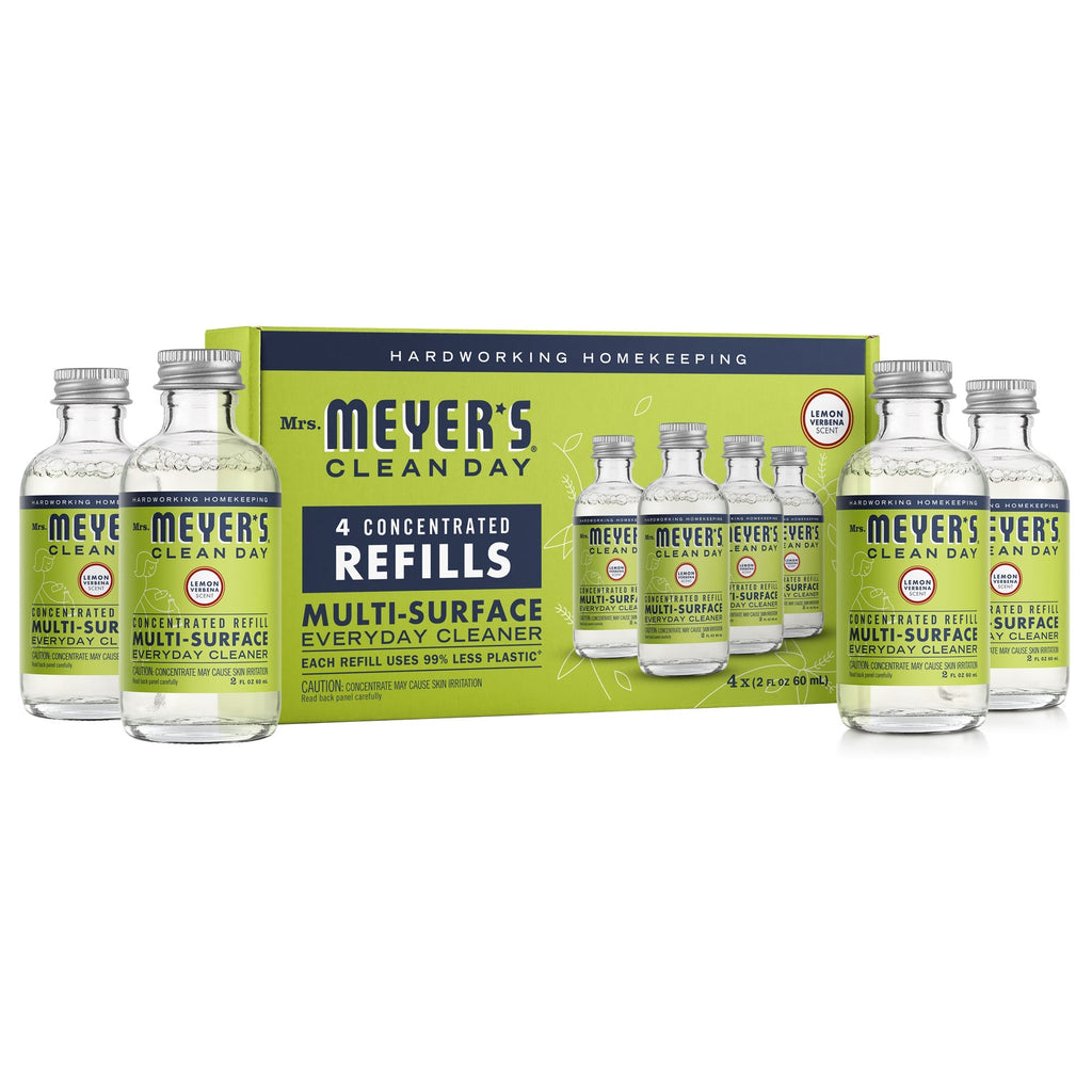Lemon Verbena Multi-Surface Everyday Cleaner Concentrated Refills, 4 Pack