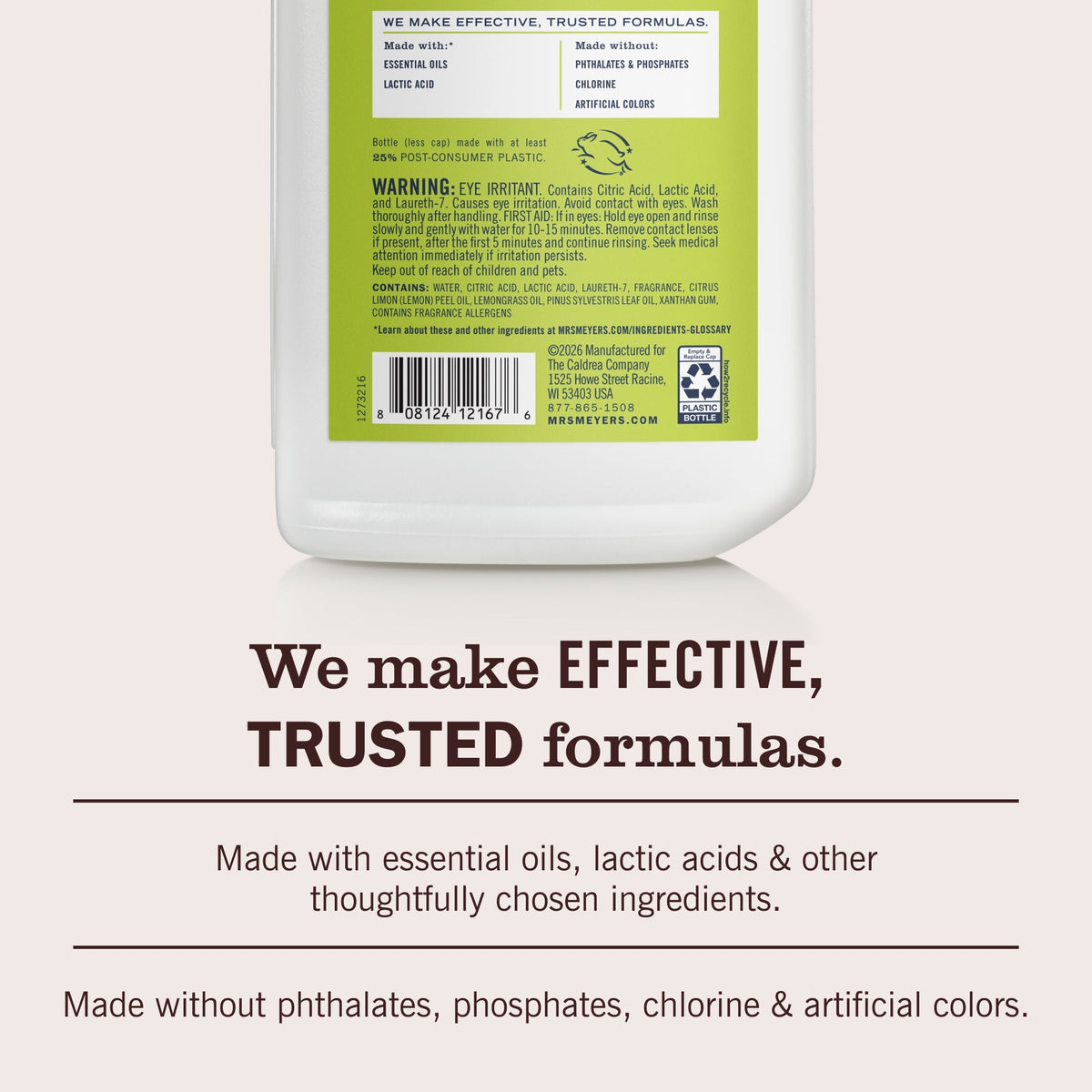 Lemon Verbena Toilet Bowl Cleaner