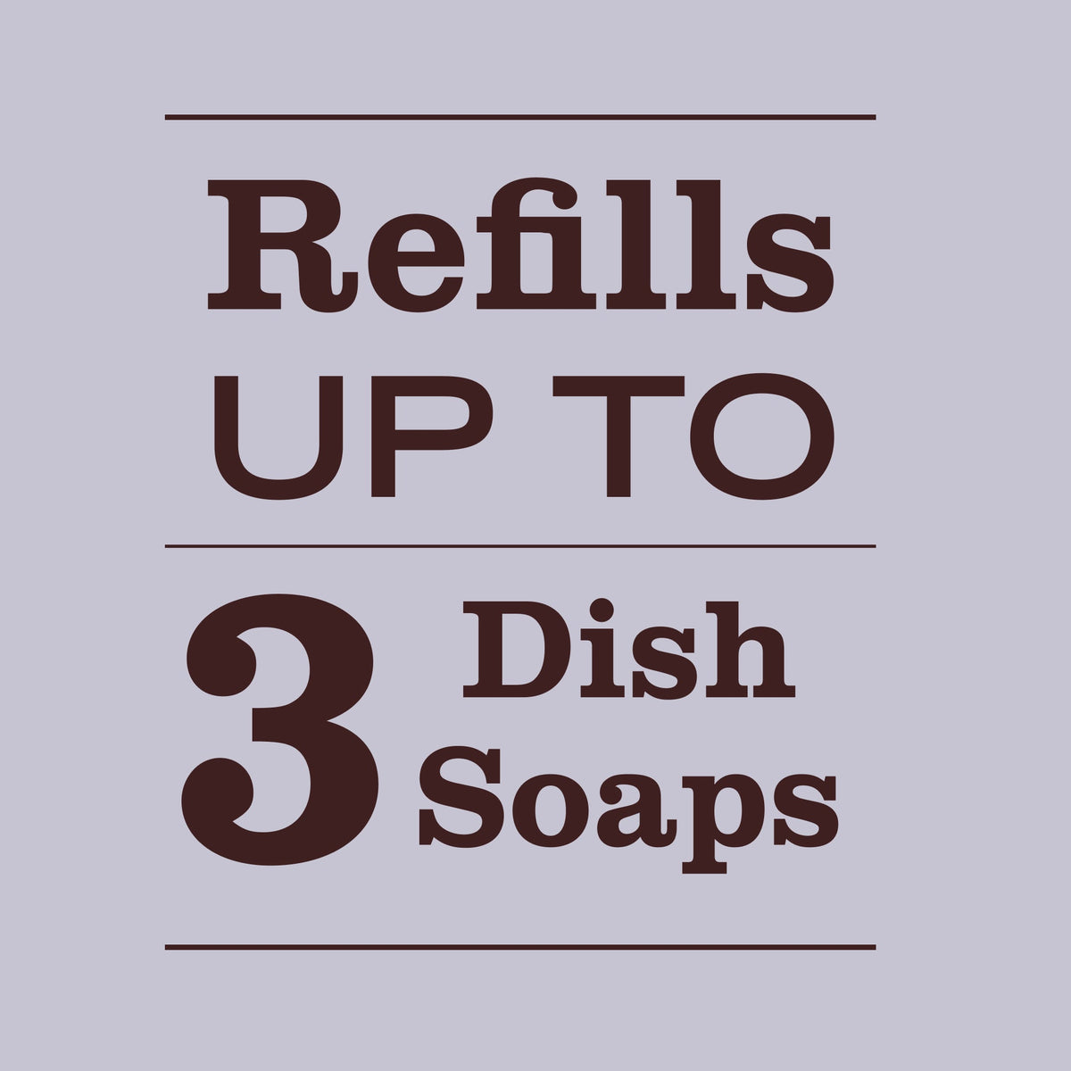 Lavender Dish Soap Refill