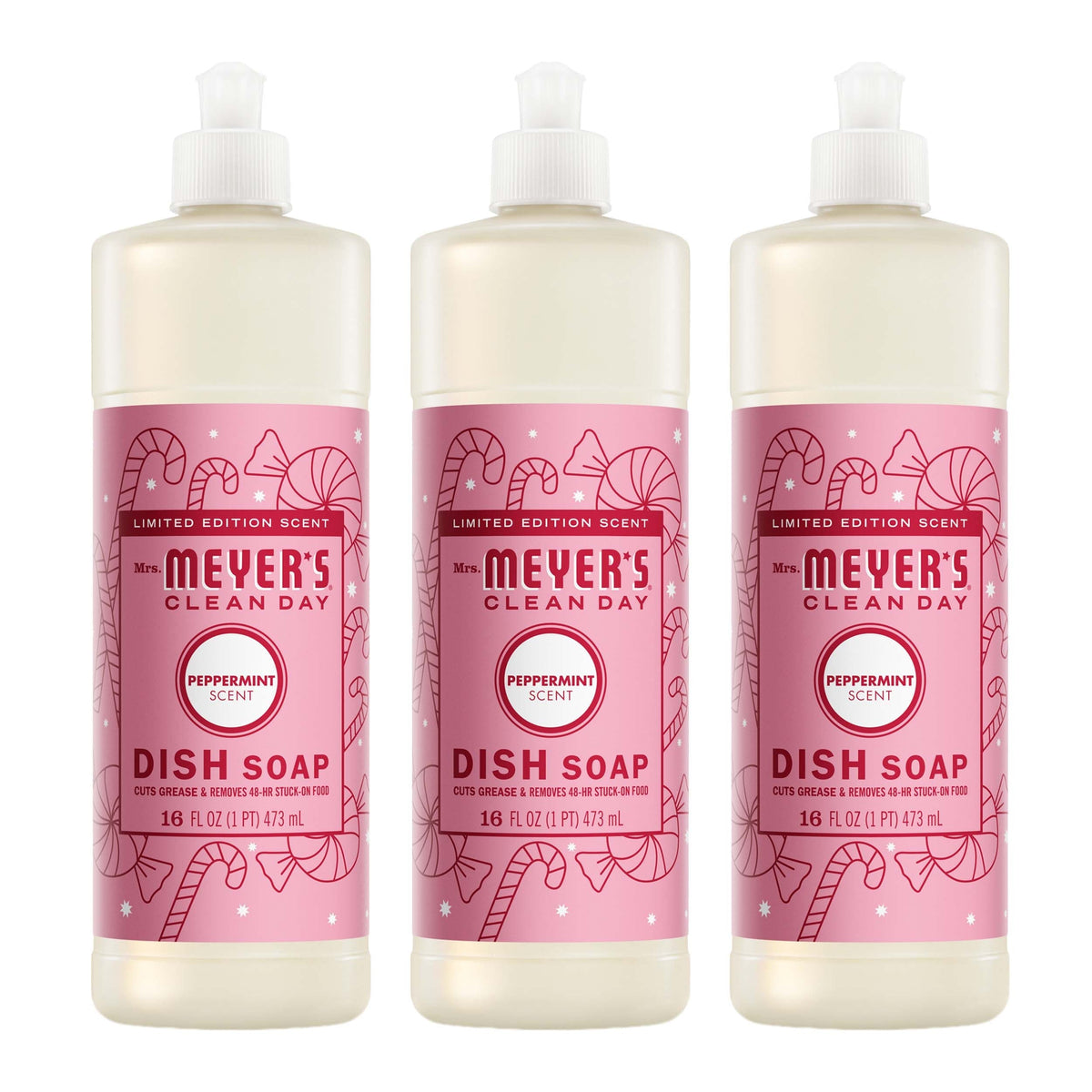 Peppermint Dish Soap 3-count Bundle