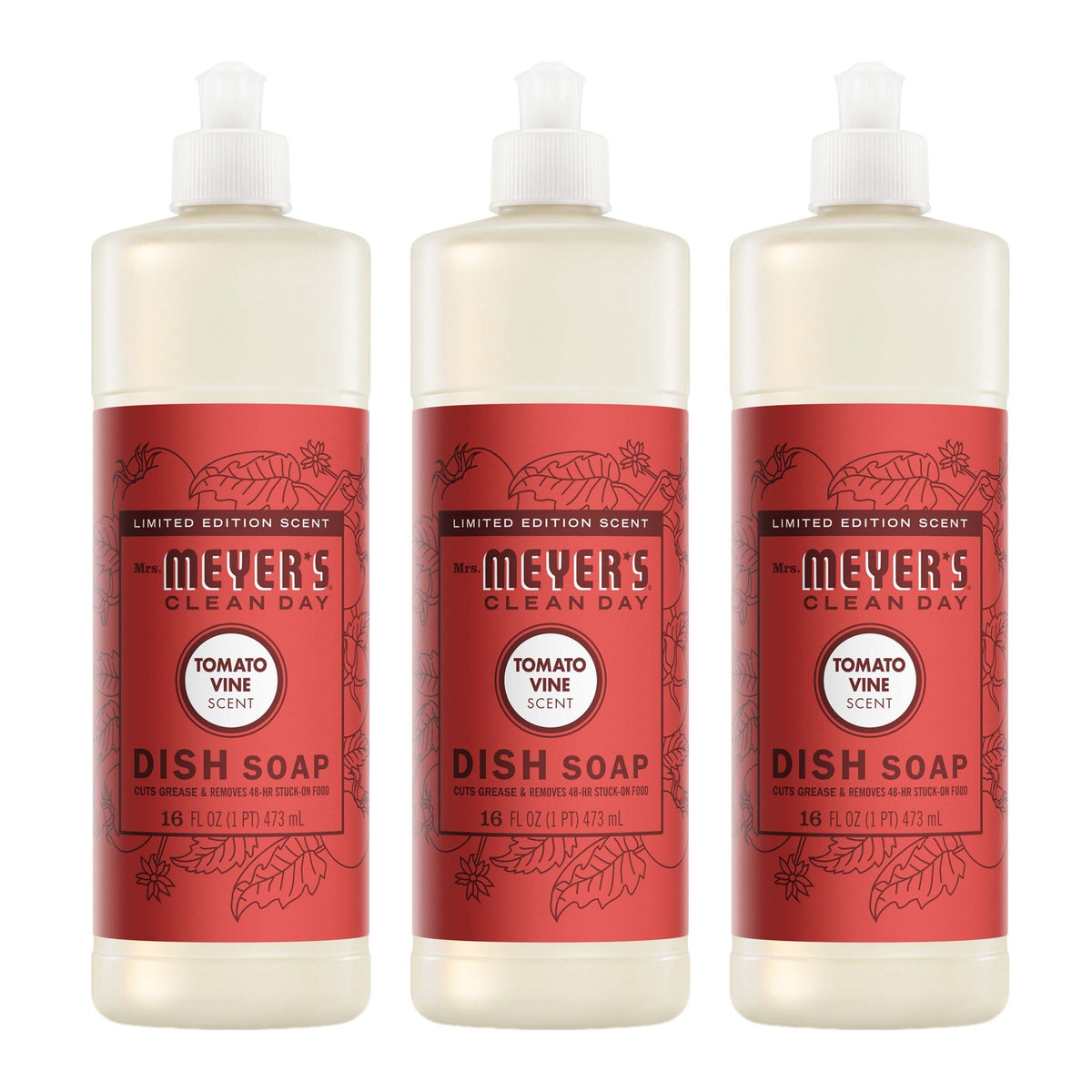 Tomato Vine Dish Soap 3-count Bundle