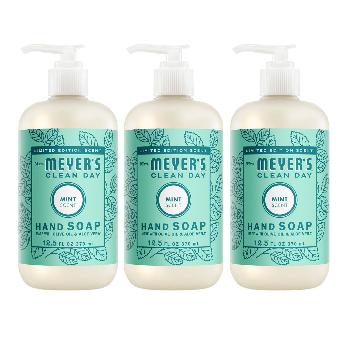 Mint Liquid Hand Soap 3-count Bundle